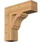 Ekena Millwork Olympic Block Smooth Bracket, Western Red Cedar, 5 1/2"W x 20"D x 20"H BKT06X20X20OLY05SWR - alternate 1